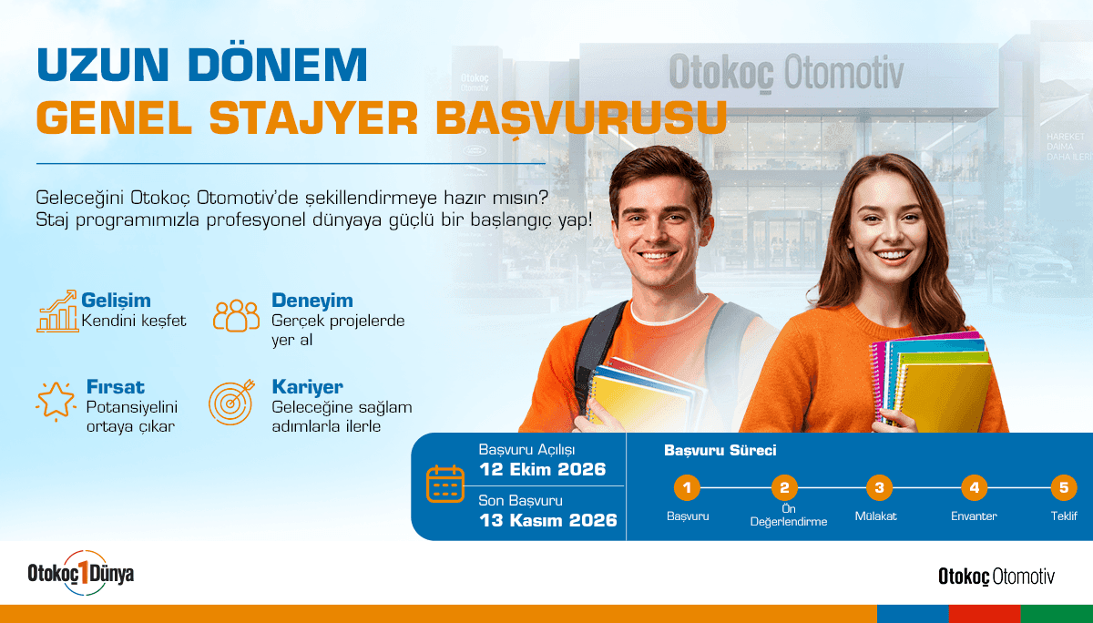 Uzun Dönem Genel Stajyer İlanı ile ilgili fırsat görseli