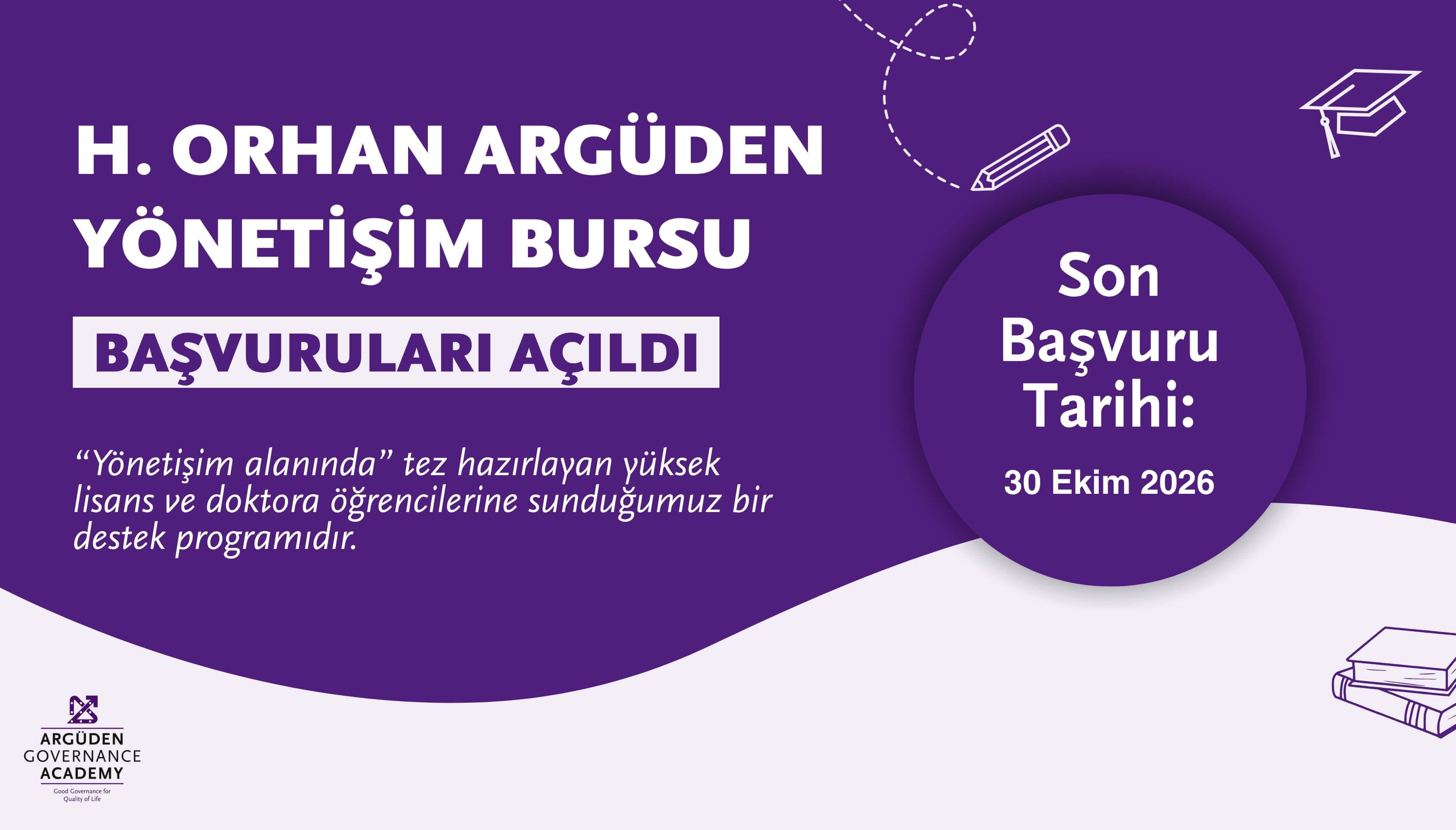 H. Orhan Argüden Yönetişim Bursu ile ilgili fırsat görseli