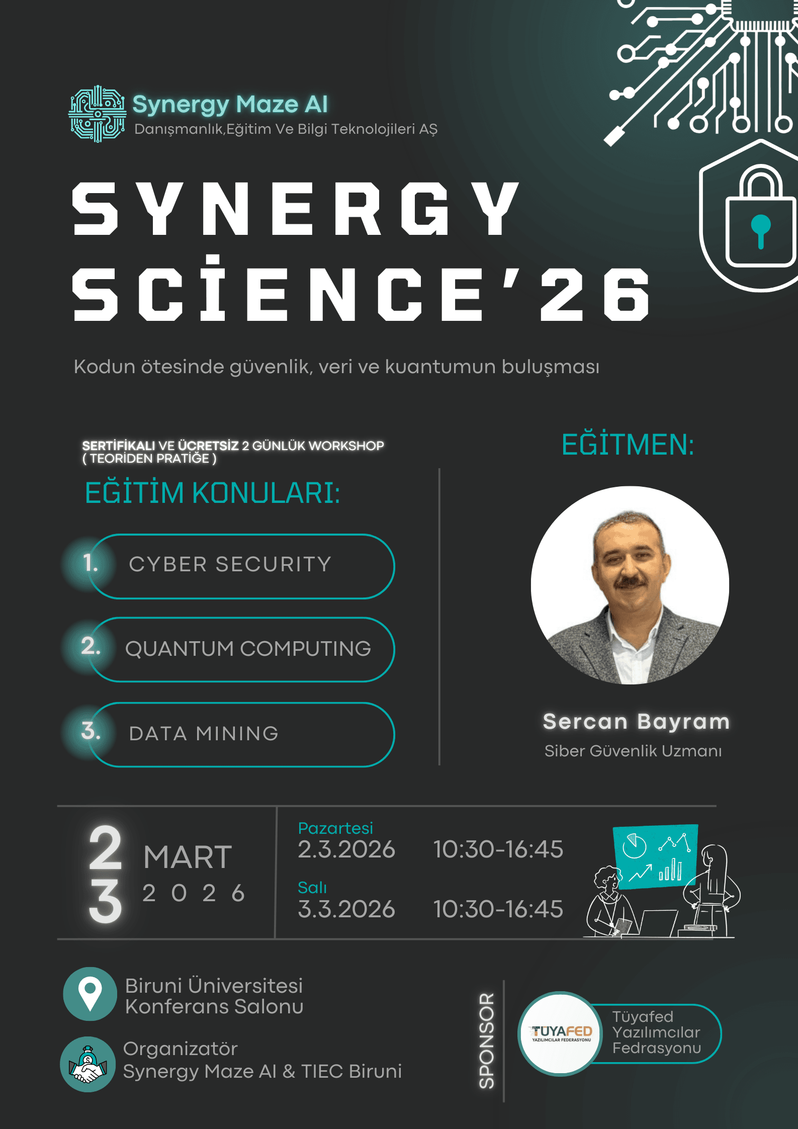 Geleceği Şekillendiren Zirve: Synergy Science’26 İçin Geri Sayım Başladı! ile ilgili fırsat görseli